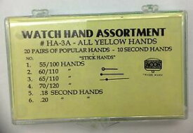 【送料無料】腕時計　ギルト assortment of watch hands in yellow gilt color free shipping
