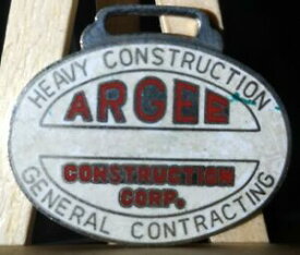 【送料無料】腕時計　アージーコープウォッチフォブリンカーンパークニュージャージーargee construction corp watch fob lincoln park, nj