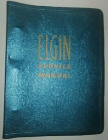 【送料無料】腕時計　サービスマニュアルリングバインダーエルギンelgin service manual 3 ring binder feb 1958 elgin watch company watches