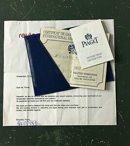 【送料無料】腕時計 ピアゲットメンズcertificate guarantee piaget governor 15968 mens wristwatch coa papers