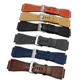 【送料無料】腕時計　ベルロスレザーウォッチストラップgenuine leather watch strap for bell amp; ross br 01 or br 03 aviation watches