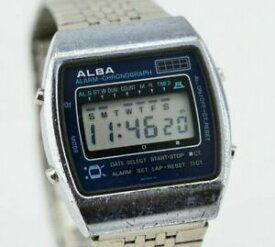 【送料無料】腕時計　ヴィンテージアルバデジタルクォーツウォッチオリジナルi848 authentic vintage alba digital quartz watch y749401a original jdm 392