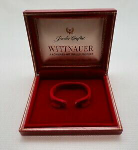 yzrv@fB[XBe[WEBbgiEA[{bNXbhGNXeAxxbgbhCeAladies vintage wittnauer wristwatch box red exterior amp; velvet red interior