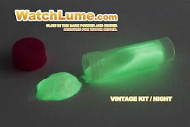 【送料無料】腕時計　?パウダーバインダーペーストダークキットヴィンテージグローgenuine watch lume ? powder and binder paste vintage glow in the dark kit