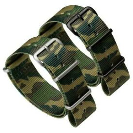 【送料無料】腕時計　ズーダイバーRナイロンストラップミリタリーカモフラージュzuludiverR nylon watch strap nato military camouflage ss ipb pvd 18mm 20mm 22mm