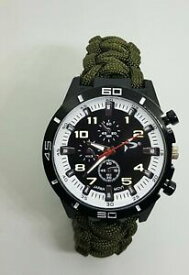 【送料無料】腕時計　イギリスパラコードウォッチparacord watch with british army colours a great gift