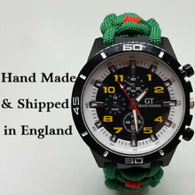 【送料無料】腕時計　パラコードウォッチparacord watch with light infantry colours a great gift