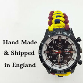 【送料無料】腕時計　パラコードウォッチイギリスparacord watch with royal army medical corps ramc a great gift