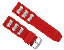 【送料無料】腕時計　ロシアラバーウォッチストラップ26mm rubber watch strap for invicta russian 1201 1805 1845 1959 18202 11152 red