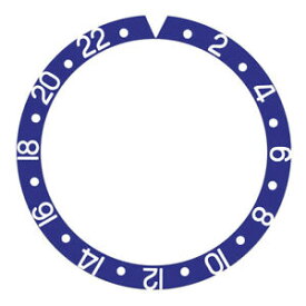 【送料無料】腕時計　ベゼルフォントreplacement bezel insert blue with silver font for watch 3780mm x 3020mm