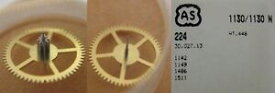 【送料無料】腕時計　ピボットビートホイールwatch part as 1130 second beat wheel with long pivot