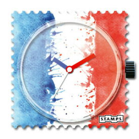 【送料無料】腕時計　スタンプクロック???stamps stamps uhr vive la france watch 35,00 ? ??