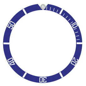 【送料無料】腕時計　ベゼルreplacement bezel insert blue for watch 36mm x 30mm