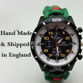 【送料無料】腕時計　キングスロイヤルライフルパラコードウォッチparacord watch with kings royal rifles krr colours a great gift