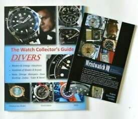 【送料無料】腕時計　ブックダイバーズガイドコレクターガイドfree wristwatch iq book with watch collector guide to divers guide two for one