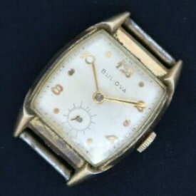 【送料無料】腕時計　ヴィンテージブローバジュエルマニュアルメンズベゼルvintage 1951 bulova 17 jewel manual wind mens wristwatch 10bm 10k rgp bezel