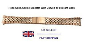 【送料無料】腕時計　ジュビリーブレスレットゲンスストレートエンドゴールドトーンjubilee bracelet gents rlx straight or curved ends rose gold tone