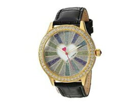 【送料無料】腕時計　ベッツィージョンソングリッターウォッチbetsey johnson womens 42mm spreading the love glitter watch bj00131115