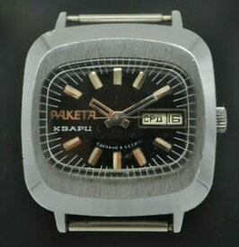 【送料無料】腕時計　ヴィンテージロシアラケタクオーツサービスvintage ussr russian wristwatch raketa quartz serviced 901