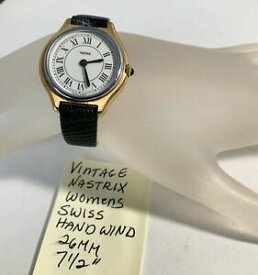 【送料無料】腕時計　ヴィンテージレディースナストリックスイスハンドウィンドvintage womens nastrix swiss hand wind wristwatch running 26mm 7 12