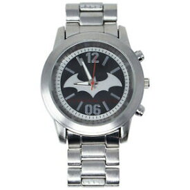 【送料無料】腕時計　バットマンアーカムシンボルシルバーメタルウォッチグレーbatman arkham symbol silver metal watch grey