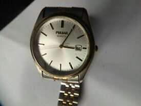 【送料無料】腕時計　ヴィンテージステンレススチールケースパルサーa vintage stainless steel cased gents quartz pulsar watch
