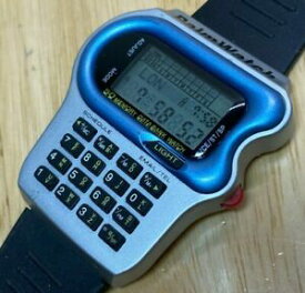 【送料無料】腕時計　レトロパームウォッチユニークデジタルアラームクォーツバットretro palm watch men calculator unique shape digital alarm quartz hours~ batt