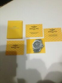 【送料無料】腕時計　コルトブライトリングウォッチペーパーgenuine breitling watch papers for colt automatic 11, instructions, warranty etc