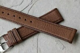 【送料無料】腕時計　ヴィンテージブローバエアロジェットウォッチストラップテクスチャレザーvintage 18mm bulova aerojet watch strap 1960s70s nos textured leather 20 sold