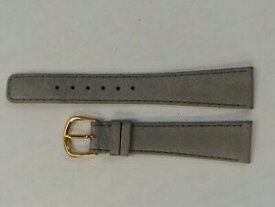 【送料無料】腕時計　ヨーロッパライトグレーピッグスキンヴィンテージウォッチストラップeuropean made light grey genuine pigskin 19mm vintage watch strap 1960s70s nos