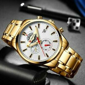 【送料無料】腕時計　ファッションクォーツスポーツクロノグラフデートwatch for men fashion quartz sports wristwatch chronograph date