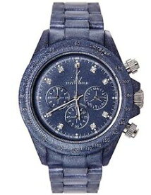 【送料無料】腕時計　ウォッチクロノグラフインディゴウォッチtoy watch plasteramic chronograph indigo watch