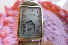 【送料無料】腕時計　タヴァンヌスイスゴールドランニングウォッチmens tavannes swiss wristwatch 17j 10k gold filled running watch