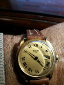【送料無料】腕時計　ティチンエリートヴィンテージレアticin elite automatic date vintage watch rare
