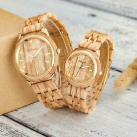 【送料無料】腕時計　カップルクォーツcouple watches luxury wood watch quartz birthday xmas gifts for her wife him men