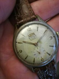 【送料無料】腕時計　オロロジオシルバーマニュアルヴィンテージorologio silver manuale vintage