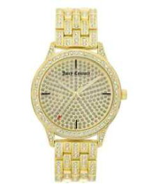 【送料無料】腕時計　ジュイシークチュールオンブルスワロフスキークリスタルゴールドトーンウォッチjuicy couture jc1138pvgb womens ombre swarovski crystal goldtone watch