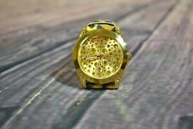 【送料無料】腕時計　キャットウォークレオパードゴールドレディレザーストラップウォッチ guess catwalk leopard gold lady leather strap watch gw0080l1