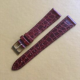 【送料無料】腕時計　オリジナルヴィンテージレザーウォッチストラップストラップエンドoriginal vintage genuine reptile leather watch strap 18mm strap ends nos