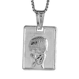 �y���������z�W���G���[�E�A�N�Z�T���[ �V���o�[�X�^�[�����O�y���_���g�u�����b�N�C�^���A�C�^���Aargent sterling garcon pendentif breloque,fabrique en italie,18 italien