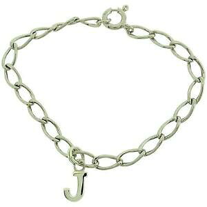 �y���������z�W���G���[�E�A�N�Z�T���[ �W���[�t�H�[�K�[���Y�V���o�[�X�^�[�����O�C�j�V�����u�����b�N�u���X���b�gjo for girls argent sterling initiale j breloque bracelet 152cm