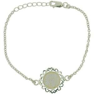 �y���������z�W���G���[�E�A�N�Z�T���[ �W���[�t�H�[�K�[���Y�V���o�[�}�b�V�u�z���C�g�h�����[�Y�u�����b�N�u���X���b�gjo for girls argent massif blanc druse breloque bracelet 62525cm rallonge