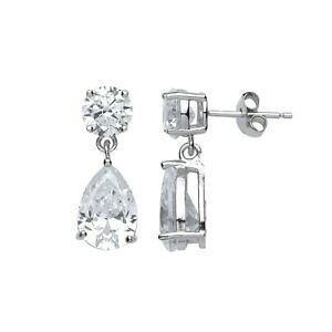 yzWG[EANZT[ WGRhVo[WR[lhbvjewelco london argent poire zircone larmes de joy goutte