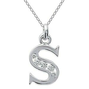 �y���������z�W���G���[�E�A�N�Z�T���[ �V���o�[�W���R�j�E���R���A�[�������[��collier initiale lettre s en argent 925 et zirconium longueur 45cm ou 50cm