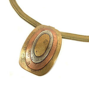 �y���������z�W���G���[�E�A�N�Z�T���[ ���B���e�[�W�x�A���C�g�����^���A�[�e�B�U���g�l�b�N���X�����Ovintage baer sf laiton metal artisant collier 23 long