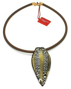 yzWG[EANZT[ R[iAeBJ[iFlcBAXgXsE}yfe[mcollana antica murrina venezia, co141a15, strisce, piuma pendente, murano
