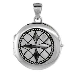 yzWG[EANZT[ Vo[X^[OPgEh_Iy_gC^A{bNX`F[argent sterling noeud celtique rond medaillon pendentif, 18 italien box chaine