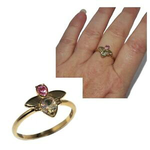 yzWG[EANZT[ XtXL[t@COS[hNX^sNO[swarovski bague fine de couleur or cristal rose a vert t 58 bijou