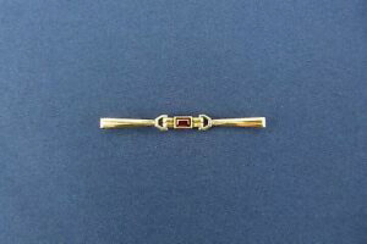 Broche Art Déco En Plaqué Or - Longueur 5,7 Cm, Style Vintage - Occasion, Métal Argent Sterling