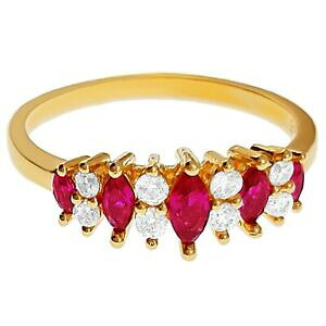 �y���������z�W���G���[�E�A�N�Z�T���[ �W���R�j�E���o���T�C�Ybague plaque or 750000 et oxydes de zirconium rose femme taille 52 dispo